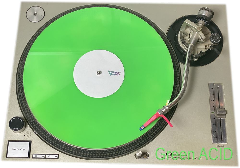 La couleur de la musique avec des pochettes de vinyls – La boite verte